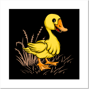 Cute Yellow duck Graphic T-shirt | Duck Lover Gift Posters and Art